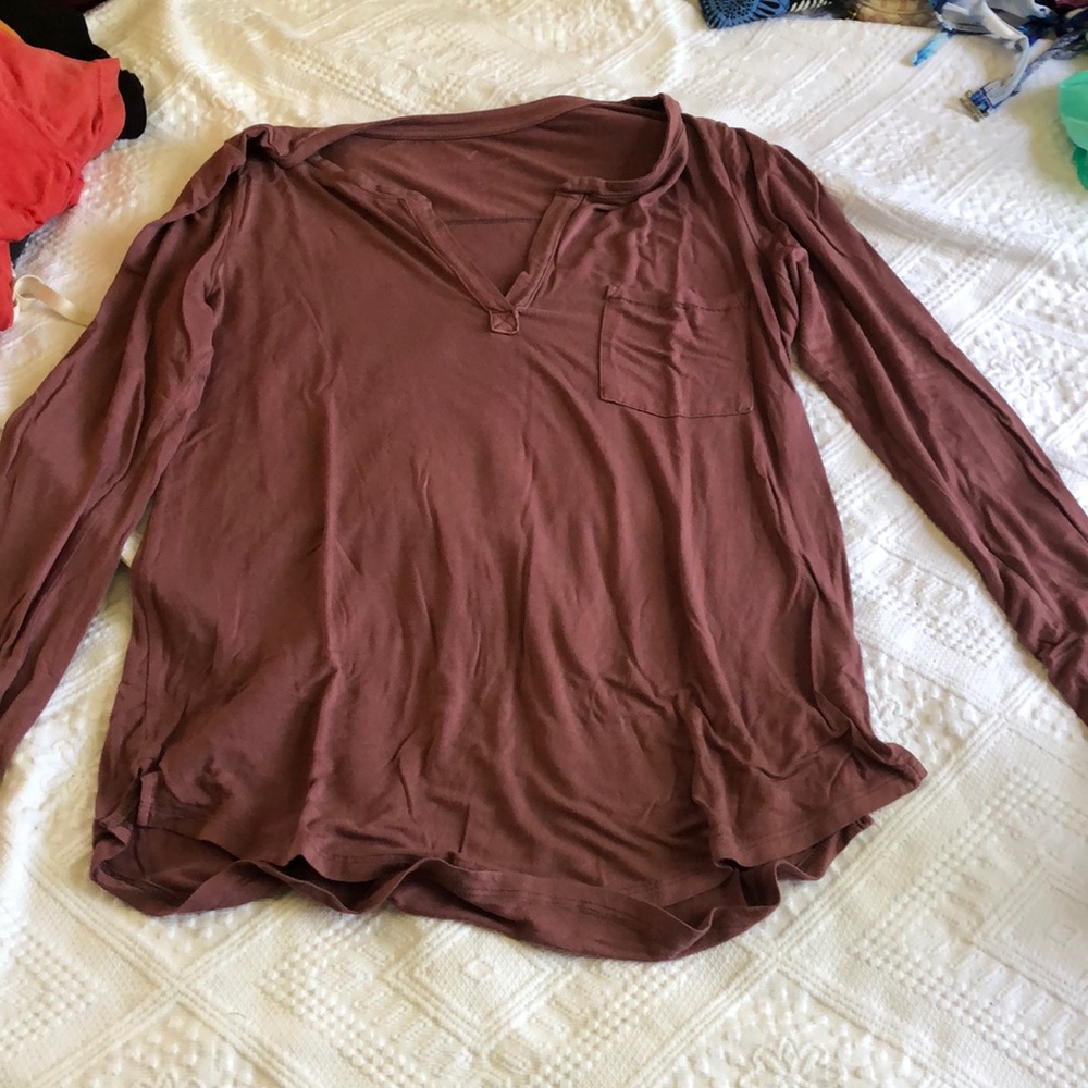 LONG SLEEVE SOFT AMERICAN EAGLE TOP